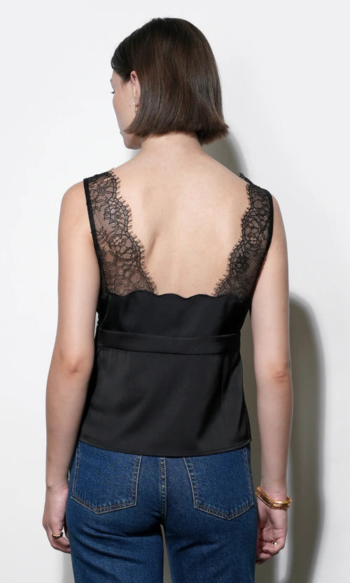 Isis Lace Detail Satin Cami