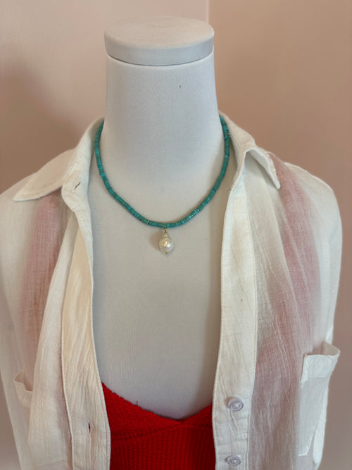 Jada Necklace- Turquoise