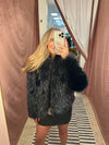 Metallic Fur Jacket