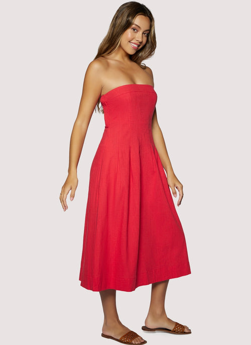 Ruby Breeze Midi Dress