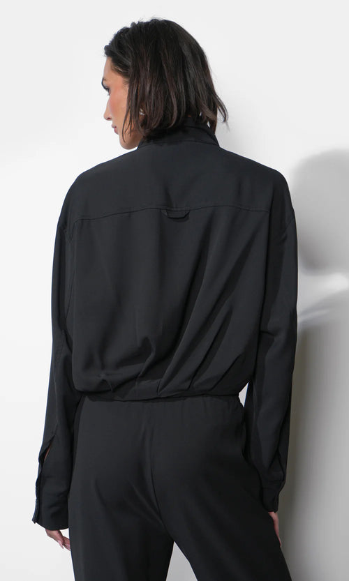 Ina Button Up Cropped Shirt