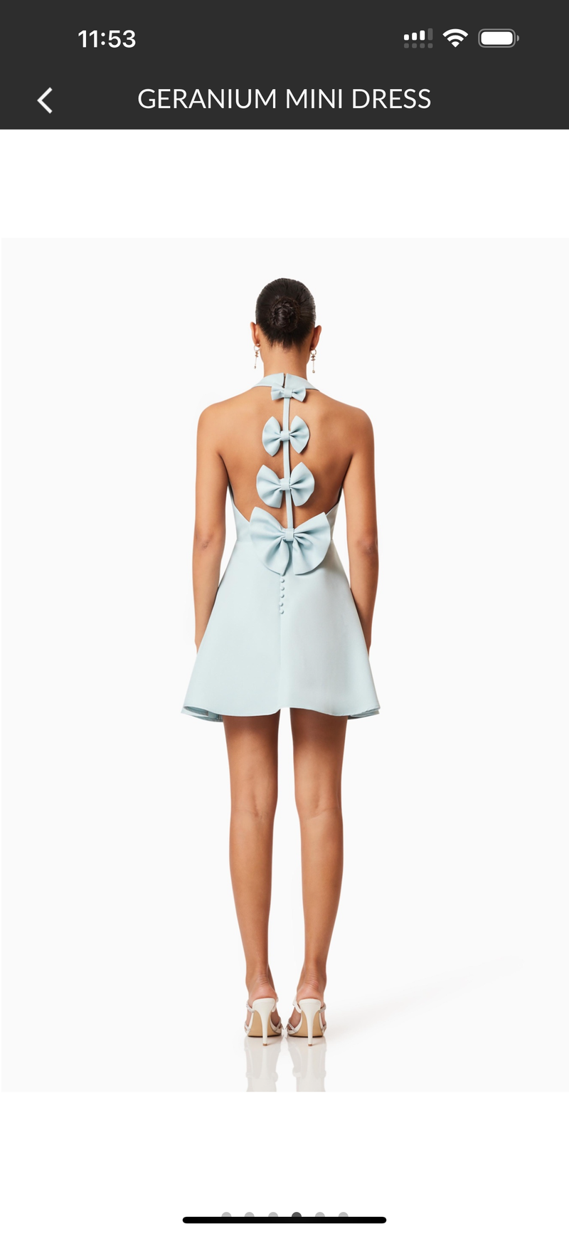 Geranium Mini Dress - Seafoam Geranium Mini Dress - Seafoam