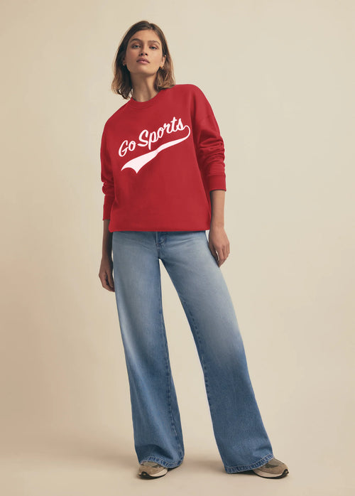 Go Sports Sweatshirt- Red