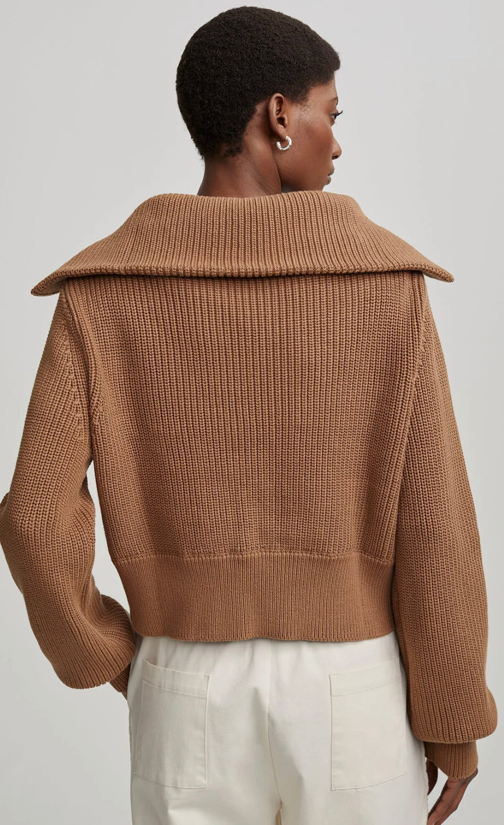 Mentone Knit Golden Bronze Pullover GREY LAYNE