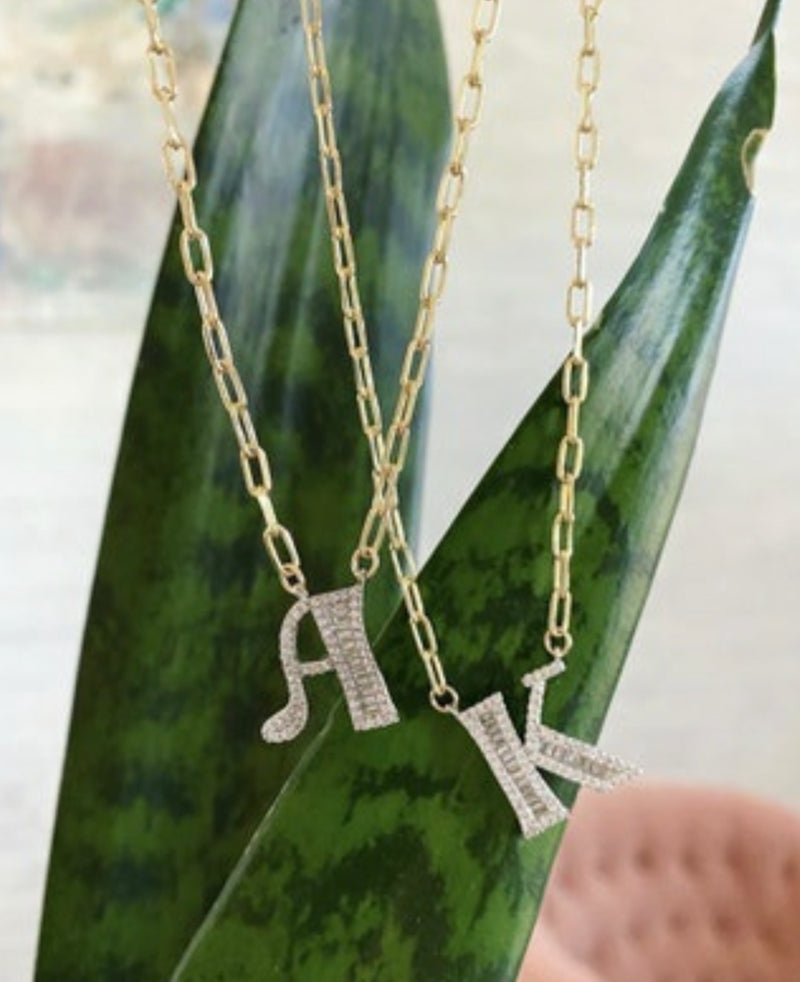 Blended Identity Initial Necklace